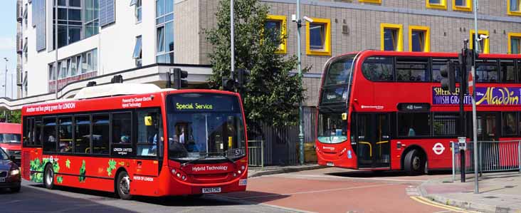 London United Alexander Dennis Enviro200H HDE4 & Quality Line ADL Enviro400 DD16